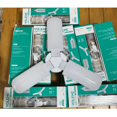 led katlanır tasaruflu 3 kanat ampul lamba - 1