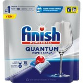 Finish Quantum Hepsi 1 Arada Bulaşık Makinesi Deterjanı 15 Tablet - 2