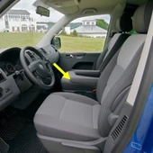 VW Caravelle T5 2004-2010 Sağ Kol Dayama Kolu Kolçak Burcu 7H5883082S - 2