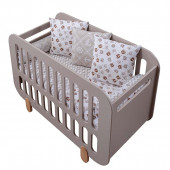 Setay Beşik, Parden MDF Beşik - Kahve - 2