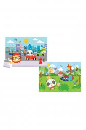 Baby Puzzle City Fun Picnic 2in1 - 2