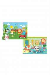 Marka: 13406 Ks Fisher-price Baby Puzzle - Railway & Bedtime / 12+24 Parça Puzzle / +4 Yaş - 2