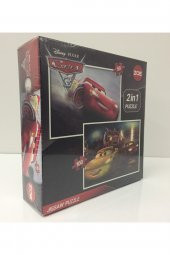 Disney Pixar Cars (lisanslı) 2li Puzzle Seti (50 Parça & 100 Parça) (2in1 Puzzle) - 2
