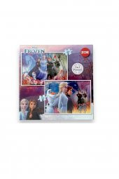 Magıc In The Forest / Dısney Frozen 2 - 2 In 1 Çocuk Puzzle Yapboz 2 Parça - 3