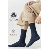 KRAL SOCKS 10 Adet Yazlık Penye Erkek Orta Uzun Çorap Parfümlü - 5