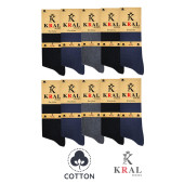 KRAL SOCKS 10 Adet Yazlık Penye Erkek Orta Uzun Çorap Parfümlü - 7