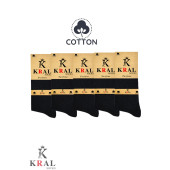 KRAL SOCKS 5 Adet Yazlık Penye Erkek Orta Uzun Çorap Parfümlü - 5