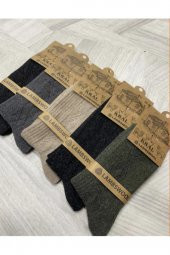 Kışlık Yün Erkek Çorap Lambswool 5li Paket - 2