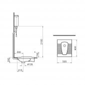 VitrA Arkitekt Çevre Yıkamalı Helataşı 5952L003-0054 thumbnail 2