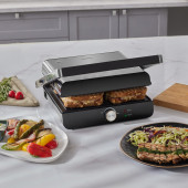 Homend Grilliant 1346H Inox Gövdeli Döküm Plakalı Tost ve Izgara Makinesi - 1