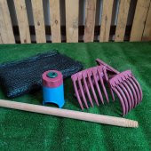 ZEYTİN TIRMIĞI + ZEYTİN DİLME APARATI + FIRÇA SAPI + 5x10 ZEYTİN SERGENİ ZEYTİN TOPLAMA TARAĞI VE ZEYTİN ÇİZME ALETİ - 1