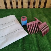 ZEYTİN TIRMIĞI + ZEYTİN DİLME APARATI + 5x6 ZEYTİN SERGENİ JÜT ZEYTİN TOPLAMA TARAĞI TABAN ÖRTÜSÜ ZEYTİN ÇİZME ALETİ - 1