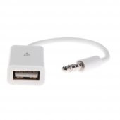 USB TO AUX KABLO STEREO DİŞİ SES 3.5MM MP3 PLAYER TELEFON OTG KULAKLIK - 2
