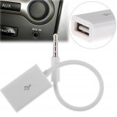 USB TO AUX KABLO STEREO DİŞİ SES 3.5MM MP3 PLAYER TELEFON OTG KULAKLIK - 4