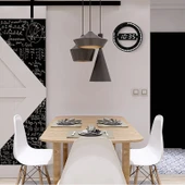 TriLine 3D LED Dijital Elektronik Modern Duvar ve Masa Saati Tarih Derece thumbnail 9