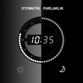 TriLine 3D LED Dijital Elektronik Modern Duvar ve Masa Saati Tarih Derece thumbnail 2