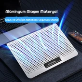 TriLine IceCoorel Alimünyum Hız Ayarlı Notebook Soğutucu Ergonomik Stand thumbnail 4