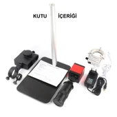 TriLine 13MP HD 60F/S Endüstriyel Mikroskop Kamera 130XC Montaj Lensi 56 LED Halka Işık thumbnail 8