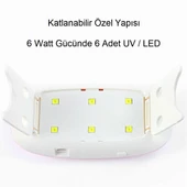 TriLine Sun Mini 6 Watt Usb UV LED Tırnak Oje Kurutma Makinesi thumbnail 4