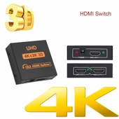 TriLine 4K Ultra HD 3D 2 Port HDMI Splitter Çoğaltıcı thumbnail 3