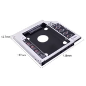 TriLine 12.7mm Cady SSD SATA Harddisk Kutu Notebook HDD Kızak - 4