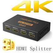 TriLine 4K Ultra HD 3D 4 Port HDMI Splitter Çoğaltıcı - 1
