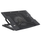 TriLine Işıklı Notebook Soğutucu Fan 5 Kademeli Stand NB339 thumbnail 3