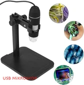 TriLine 1000X 2MP Dijital Standlı 8 Ledli USB OTG Mikroskop thumbnail 2