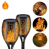 TriLine Solar Alev LED Bahçe Aydınlatma Peyzaj Lambası- 4 Adet thumbnail 2