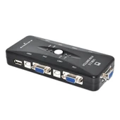 TriLine 4 Port Usb Kvm Switch 4PC Tek Monitör Kontrol - 1