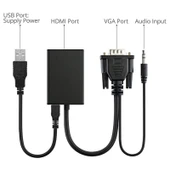 TriLine Vga to Hdmi Adaptör Çevirici Görüntü ve Ses Aktarımı - 2