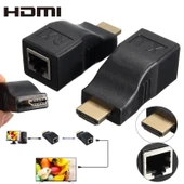TriLine Hdmi Extender 30 Metre Uzatma Adaptörü Cat5 Cat6 - 7