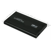 TriLine 2.5" Sata SSD Usb 3.0 Harici Harddisk Kutu Slim Alüminyum thumbnail 6