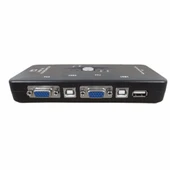 TriLine 4 Port Usb Kvm Switch 4PC Tek Monitör Kontrol - 4