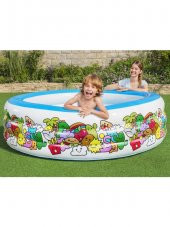 Bestway Şişme Jumbo Desenli Havuz 51122 - 4