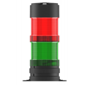 MESAN MS 82221.1.2 110/220V 2 Kat Modüler Işıklı Kolon Multi Led Buzzer Taban Montaj - 1