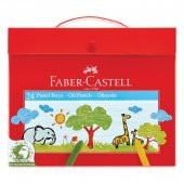 Faber Castell Pastel Boya Karton Çantalı 24Lü 5282000002000 - 1
