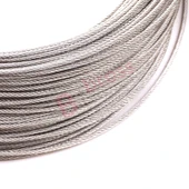 Araç Cam Kriko Tamiri için 7x7 Çelik Tel Halat Tamir Kablosu Çap: 1.7 mm Uzunluk: 100 metre thumbnail 5