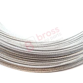 Araç Cam Kriko Tamiri için 7x7 Çelik Tel Halat Tamir Kablosu Çap: 1.5 mm Uzunluk: 100 metre thumbnail 4