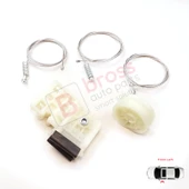 Hyundai Tucson MK3 TL TLE 2015-2023 82471D3011 İçin Elektrikli Ön Sol Kapı Cam Kriko Tamir Seti thumbnail 4