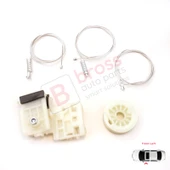 Hyundai Tucson MK3 TL TLE 2015-2023 82471D3011 İçin Elektrikli Ön Sol Kapı Cam Kriko Tamir Seti thumbnail 2