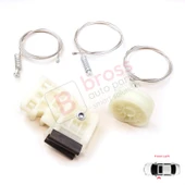 Hyundai Tucson MK3 TL TLE 2015-2023 82471D3011 İçin Elektrikli Ön Sol Kapı Cam Kriko Tamir Seti thumbnail 5