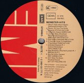 Plak - 20 Monster-Hits  - 	Country Rock, Pop Rock, Rock & Roll, Blues Rock, Soul, Disco, Tarz Plak alithestereo - 3