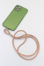 Gold Taşlı Telefon Boyun Askısı - 2