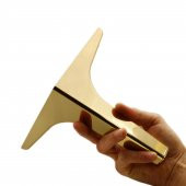 Sedef Lüks Mobilya Kanepe Tv Ünitesi Konsol Koltuk Ayağı 17 Cm Gold Ayakları 4 Adet - 5