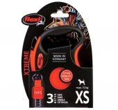 Flexi XTreme Otomatik Şerit Turuncu Köpek Gezdirme Kayışı Xsmall 3 Metre - 1