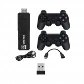 Winex 4K Android TV Stick ve Retro Game Konsol 10000 Oyunlu 64GB Siyah - 1