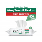 Sleepy Easy Clean Yüzey Temizlik Havlusu 100' Lü 8 Paket - 1