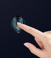 Coofbe Bluetooth Vers.5.0 Dijital Ekranlı Şarj Kutulu Bluetooth Kulaklık Suya Dayanıklı Dokunmatik - 3