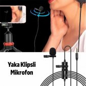 Coofbe 6 Metre 3.5MM Profesyonel Yaka Mikrofonu Canlı Yayın Youtober Mikrofonu Gürültü Engelleme Mikrofon - 5